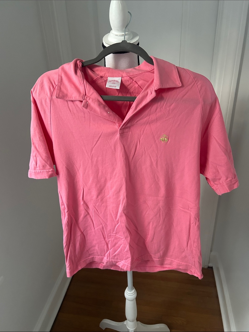 Men’s Brooks Brothers Pink Cotton Polo Shirt